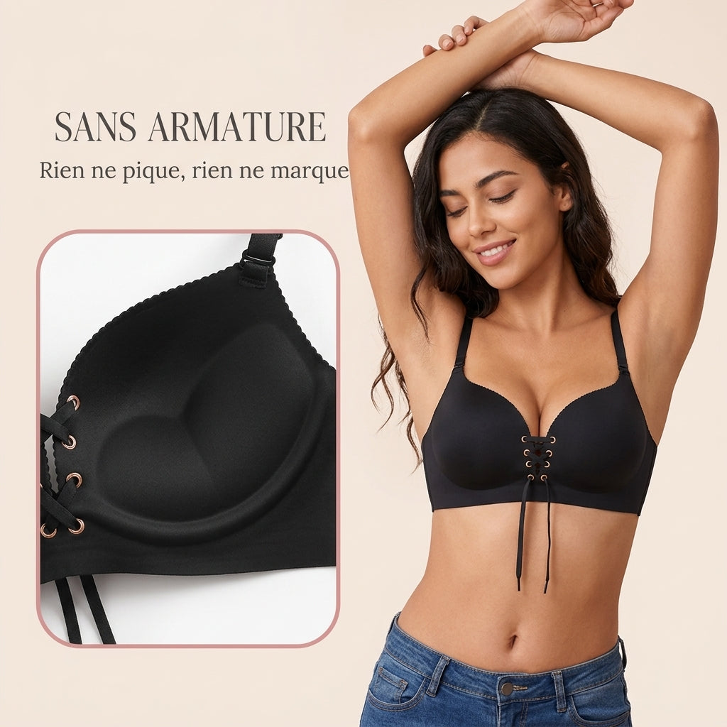 Intérieur du bonnet sans armature et sans couture
